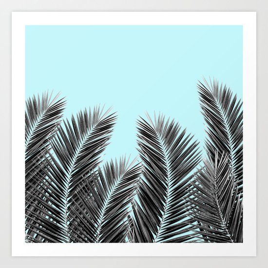 Clear Palm Skies Art Print