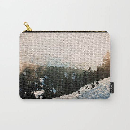 Winter Mountain Hike Carry-All Pouch