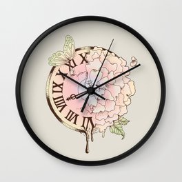 Il y a Beauté dans le Temps (There is Beauty in Time) Wall Clock