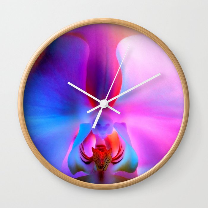 Erotic Flower Wall Clock