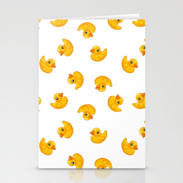Rubber duck toy Stationery Cards