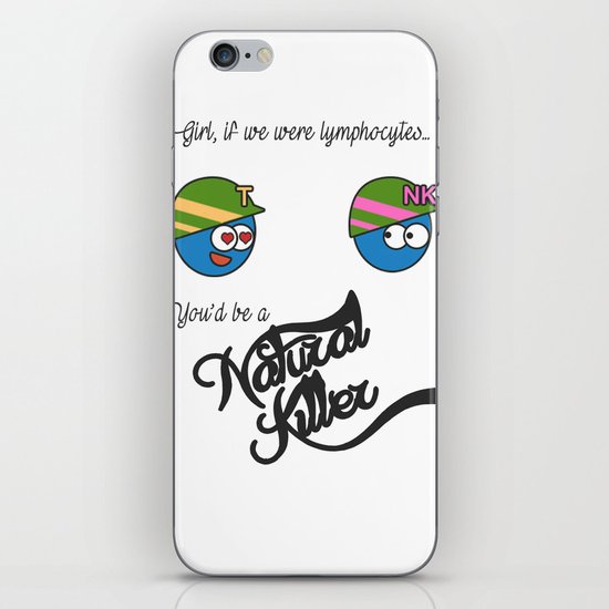 Natural Killer Cell and T lymphocyte iPhone & iPod Skin