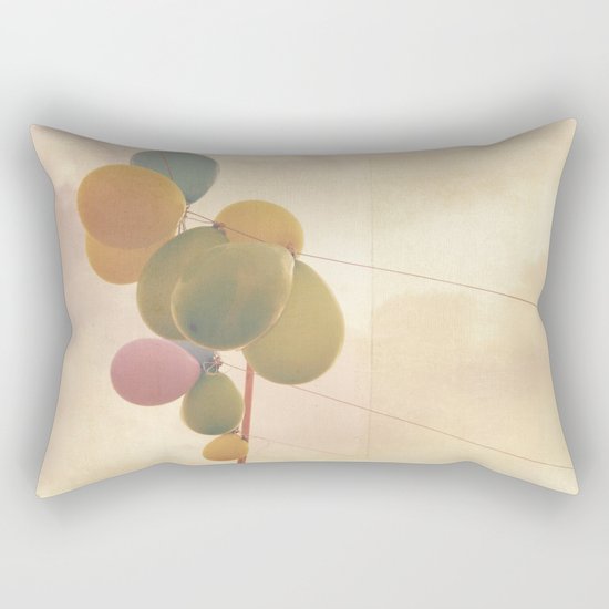 The Vintage Balloons Rectangular Pillow