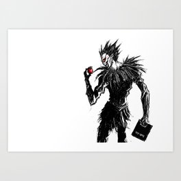 Ryuk's Apple Art Print