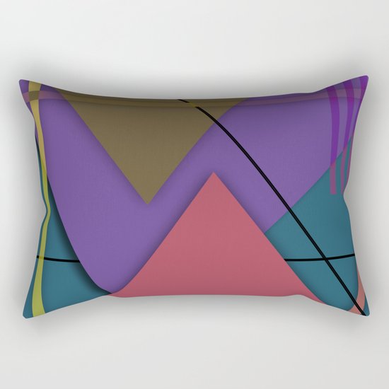 Abstract #413 Rectangular Pillow
