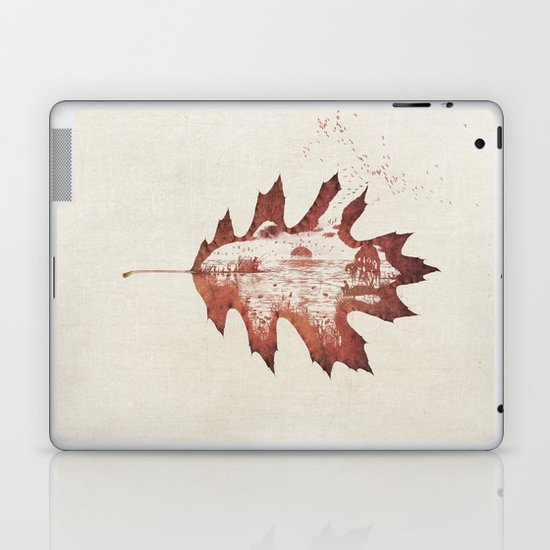 Autumn morning Laptop & iPad Skin