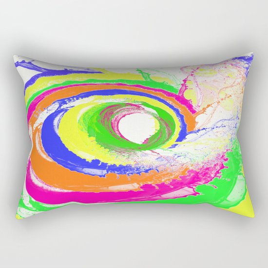 Whirlpool of Colour Rectangular Pillow