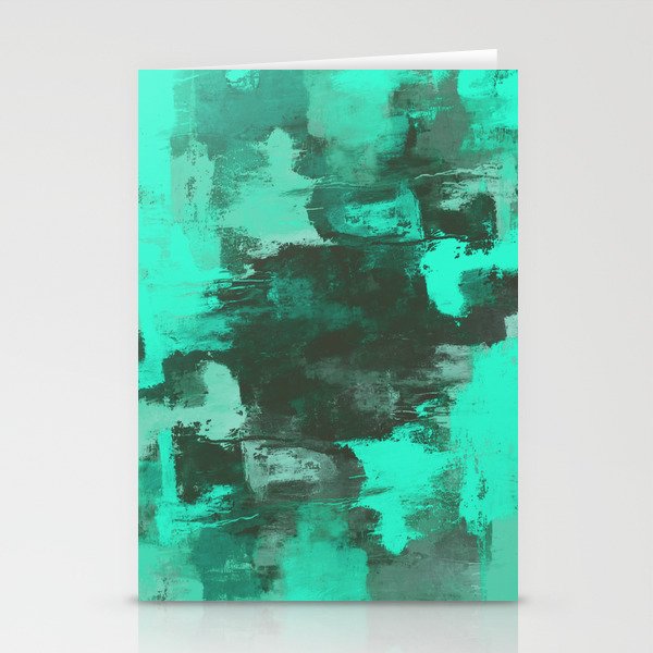 Chill Factor - Abstract in blue Stationery Cards
