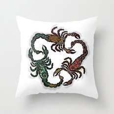 SCORPIONS II Throw Pillow