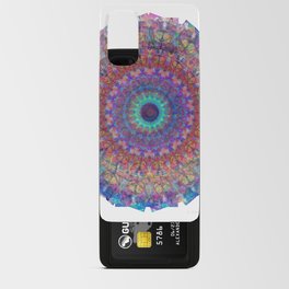 Colorful Vibrant Art - Life Glow Mandala Android Card Case