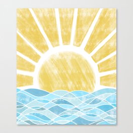 Waves Canvas Print