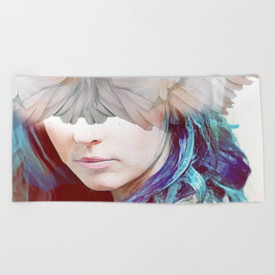 The messenger Omega Beach Towel