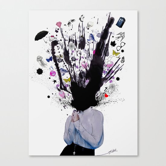 losing faith Canvas Print