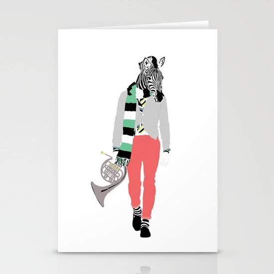 Zebra Stationery Cards