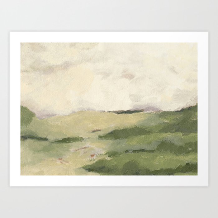 Country Landscape II Art Print