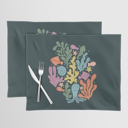 Take Me to the Sea (Dark Teal) Placemat