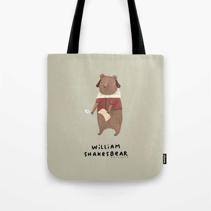 William Shakesbear Tote Bag