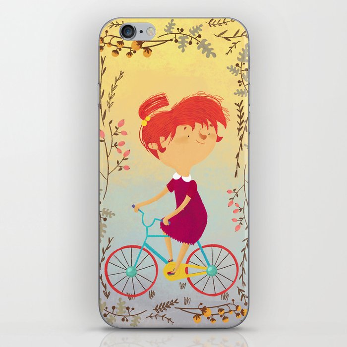 The Girl on the Bike, iPhone Skin
