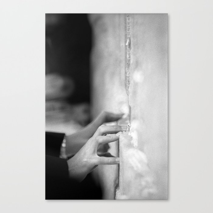 Prayer At The Western Wall Jerum Canvas Print By