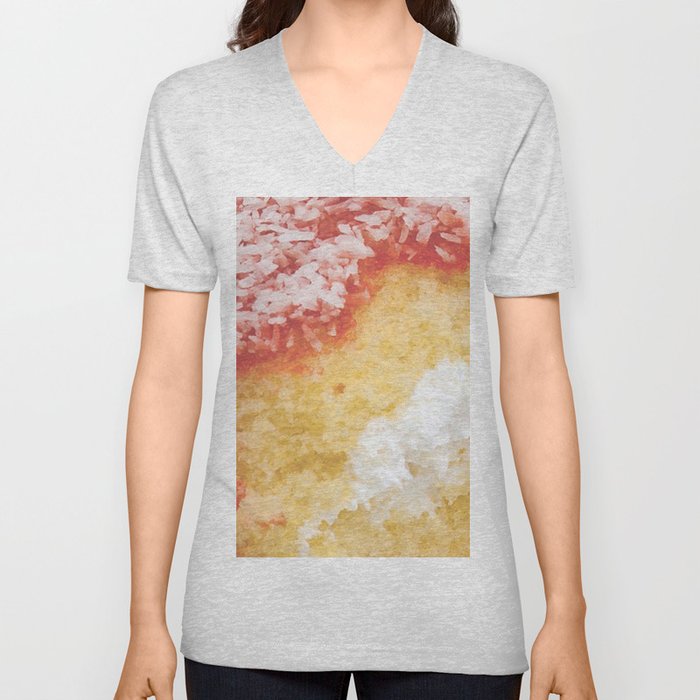 Creme Filled Coconut Cake V Neck T Shirt