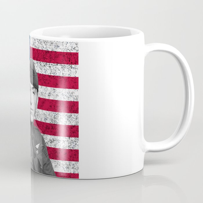 Eddie Rickenbacker And The American Flag Coffee Mug