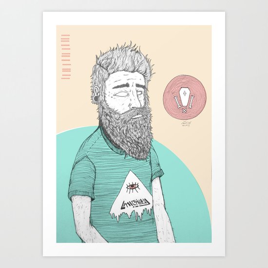 BEARDMAN Art Print