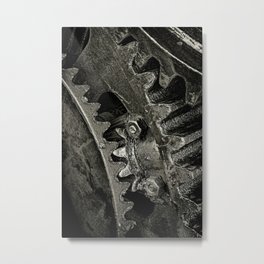 Gears and Grease Metal Print