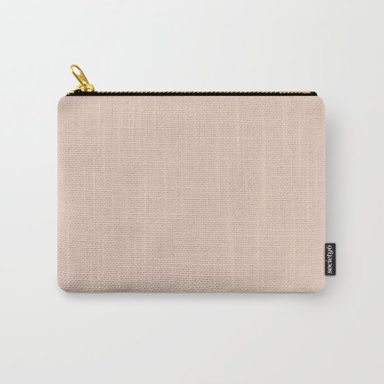 Solid Vintage Rose Pink Carry-All Pouch