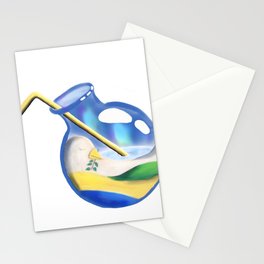 Dove of peace in a bottle Stationery Card