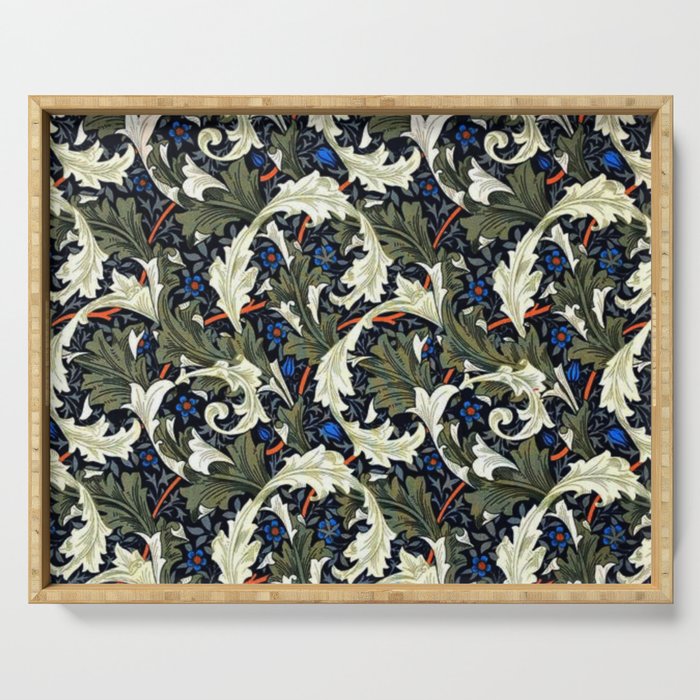 William Morris floral design, William Morris acanthus,6, Serving Tray