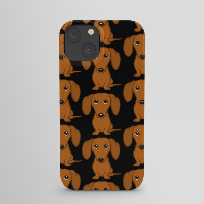 Cute Dachshund | Cartoon Wiener Dog iPhone Case