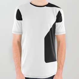 Z (Black & White Letter) All Over Graphic Tee