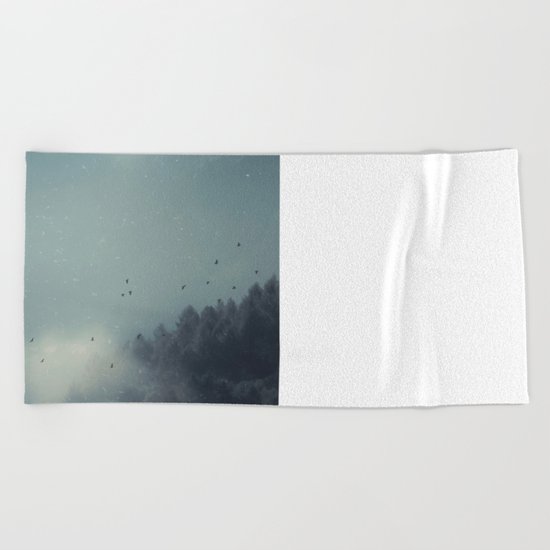 ashen forest Beach Towel