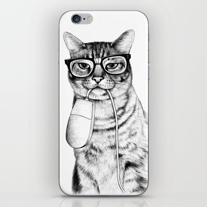 Mac Cat iPhone Skin