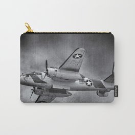 North American B-25 Mitchell Carry-All Pouch | Photo, Vintage, Black and White 