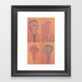Lacrosse 4 Prisma Framed Art Print