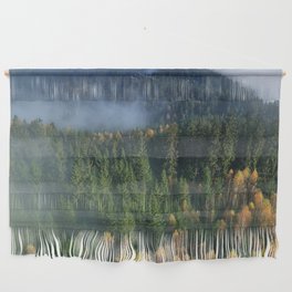 Autumn Mountains Trees Conifers Conifer Wall Hanging