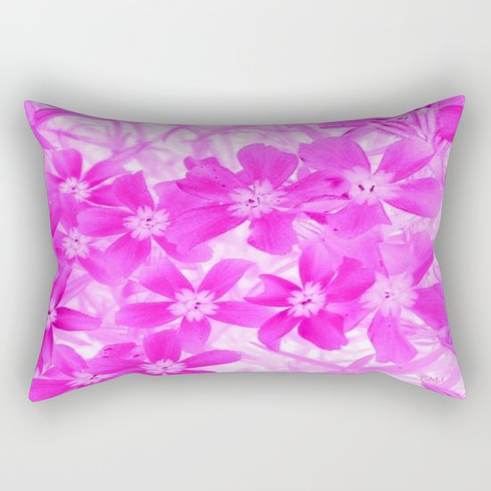 Flower | Flowers | Pink Flox Rectangular Pillow