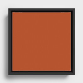 Fall Orange Framed Canvas