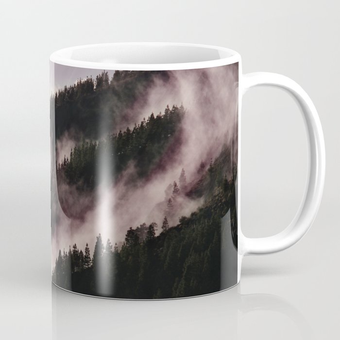 Mystic fog in the woods Coffee Mug