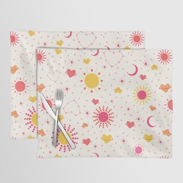 You Are My Sun, My Moon, and All of My Stars Pattern Placemat