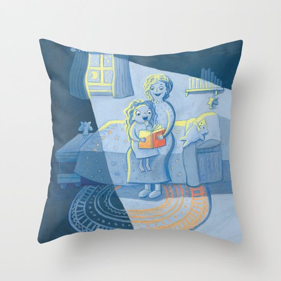 Grandma and Me Throw Pillow