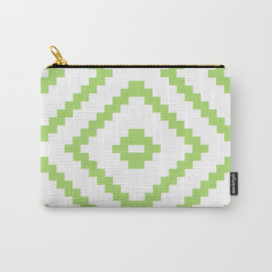 green pattern Carry-All Pouch