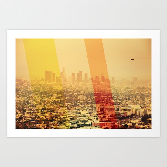 L.A Art Print