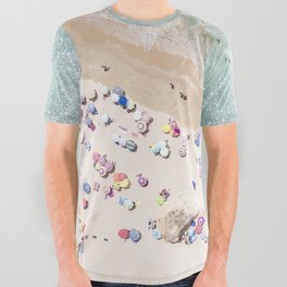 Pastel Beach All Over Graphic Tee
