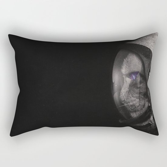 Space catet Staring into space Rectangular Pillow