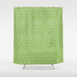 Greenery Grass Pattern Shower Curtain