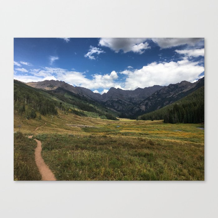 Mountain Trail Meditation  Canvas Print