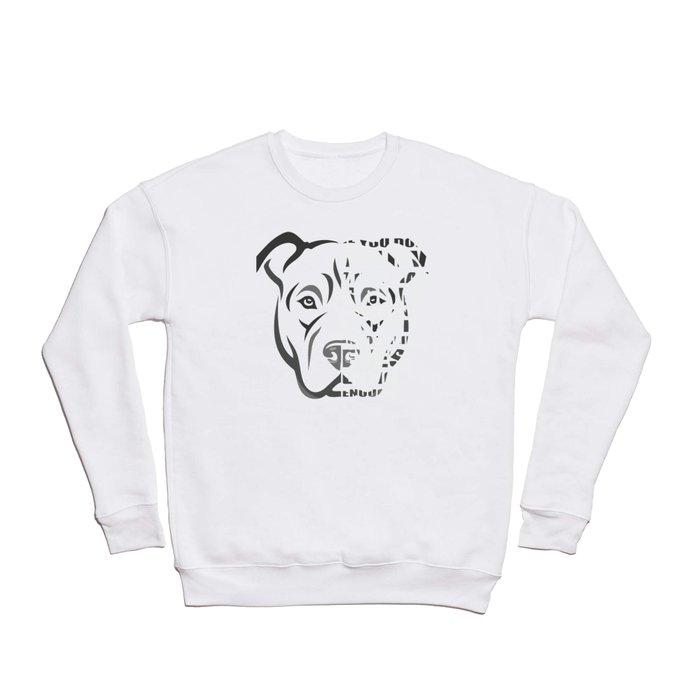Pitbull soul design, gift for Pitbull lovers & rescuers Crewneck Sweatshirt