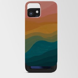 Desert Mountains In Color iPhone Card Case